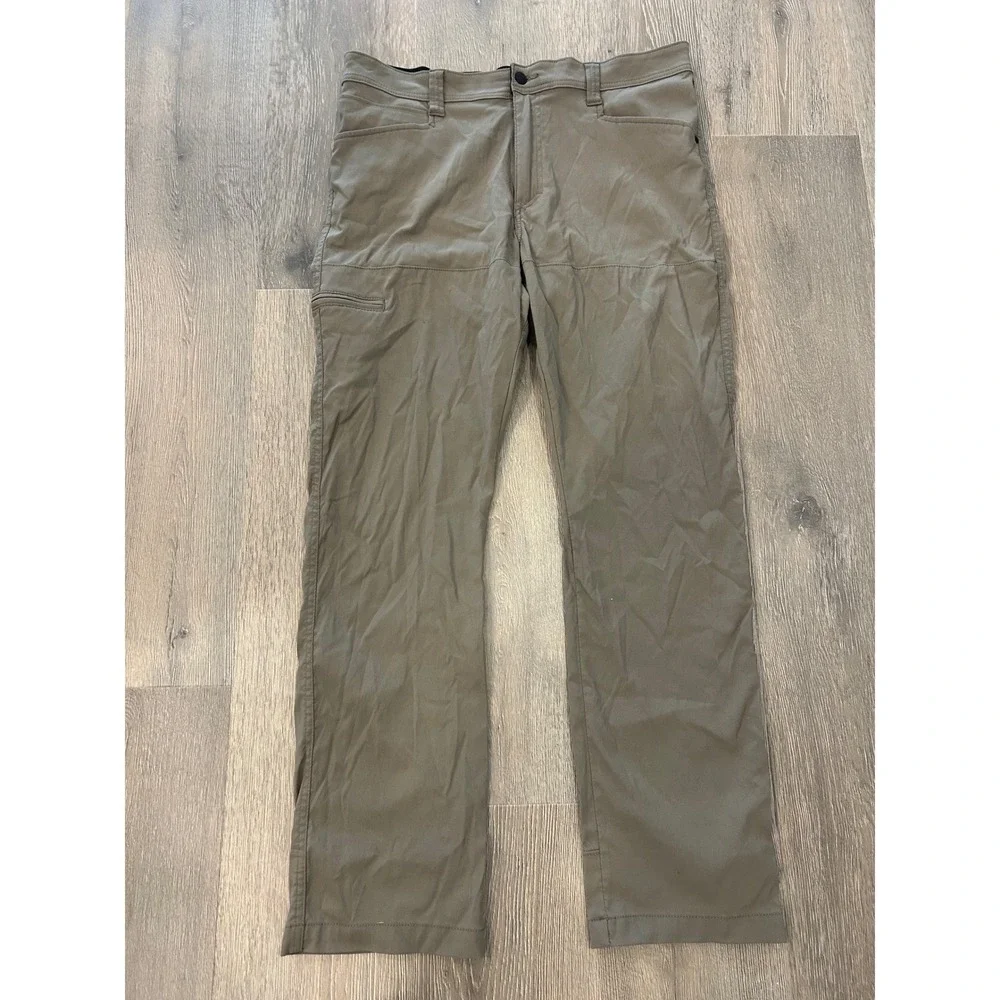 Wrangler‎ ATG All Terrain Gear Mens 36x30 Hiking Pants Olive Green Stretch